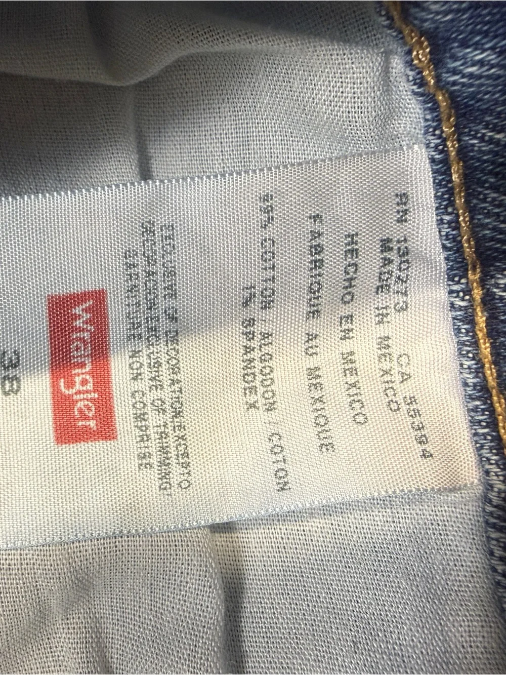 Wrangler Men's Light Blue Relaxed‎ Denim Shorts